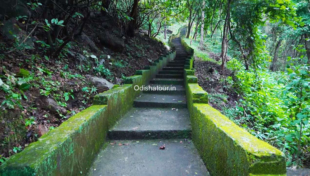Khandadhar Waterfall Staris, Sundargarh, Odisha